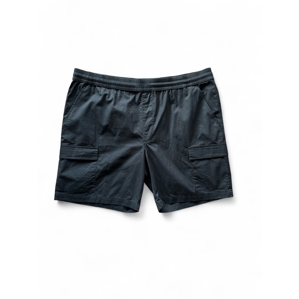 NWT Original Use Men’s XL Black 8" Utility Cargo Shorts 100% Cotton Pull On NEW